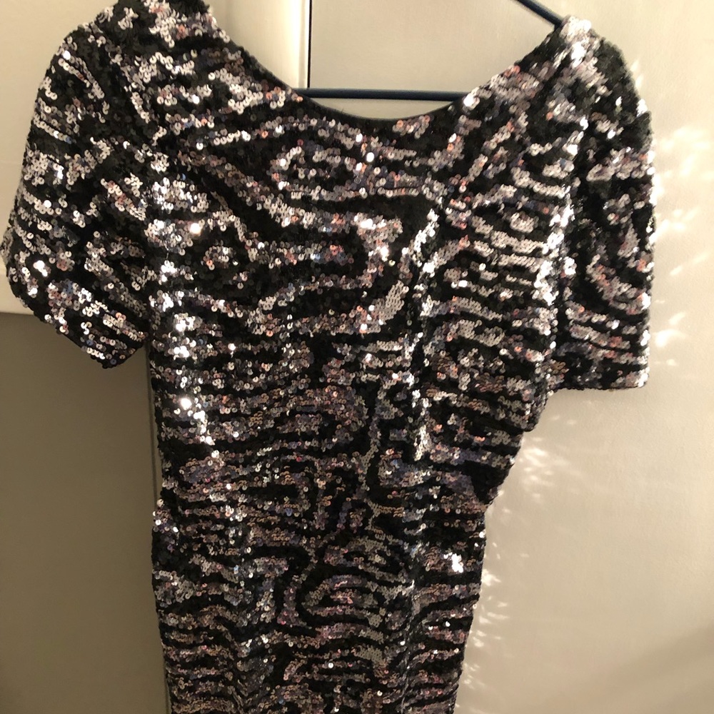 Vintage sequin short dress